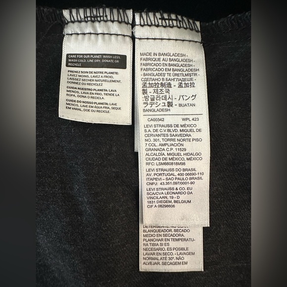 Levi’s Denim Trucker Jacket Men’s 3XL Black Classic Retro Rugged Jean Iconic - Picture 7 of 10